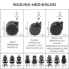 Gumeni kotačić za stolicu ENJOY/OBSESSION/MARSELUS