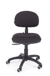 Kvalitetni otroški stol styl sinhron v blagu črne barve z ergonomsko oblikovanim sedežem