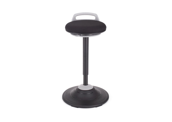 Gibljiv stol balance v blagu črne barve