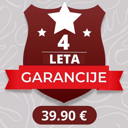 Produljenje garancije na 4 godine - 39,90 eura