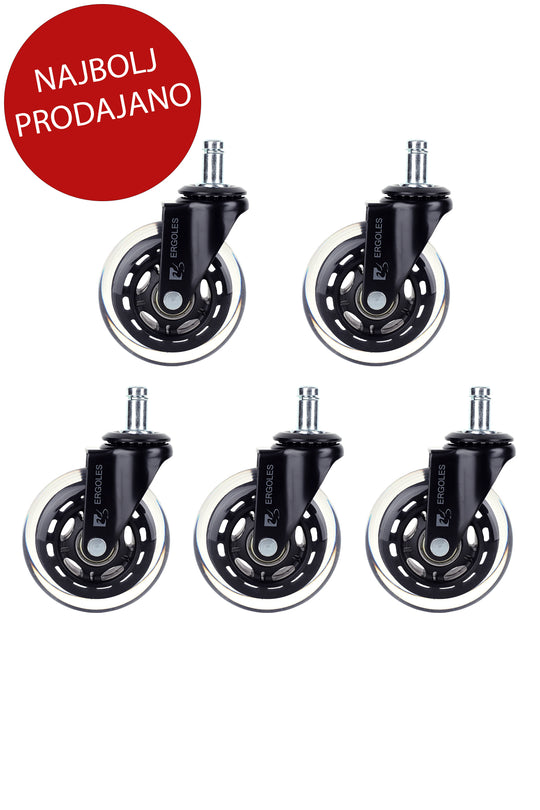 Set gumenih kotačića Roller - veličina 75